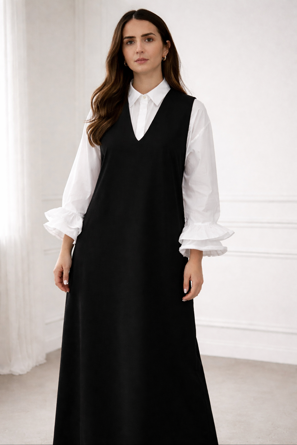 Robe Chasuble noir