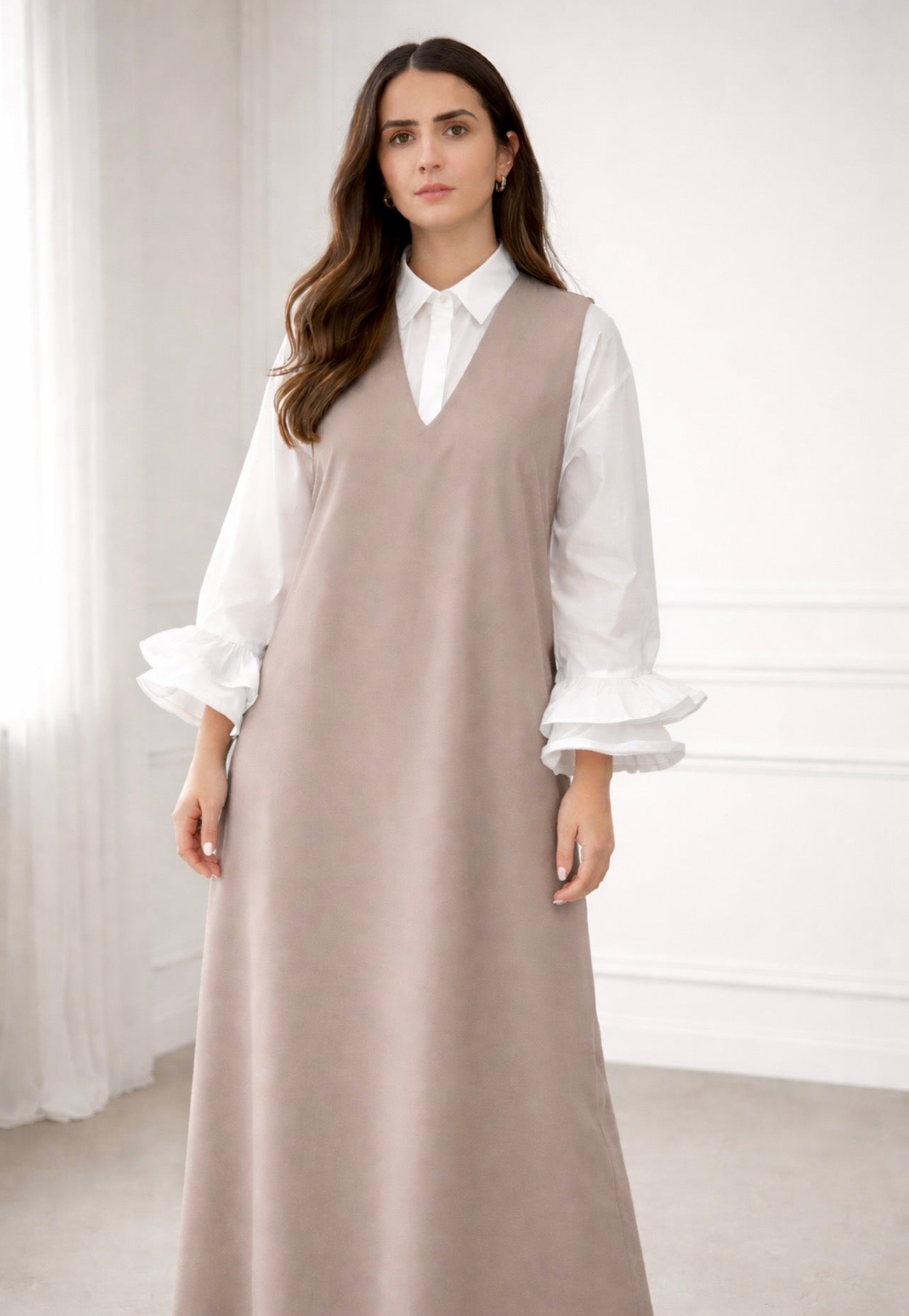 Robe New chasuble taupe